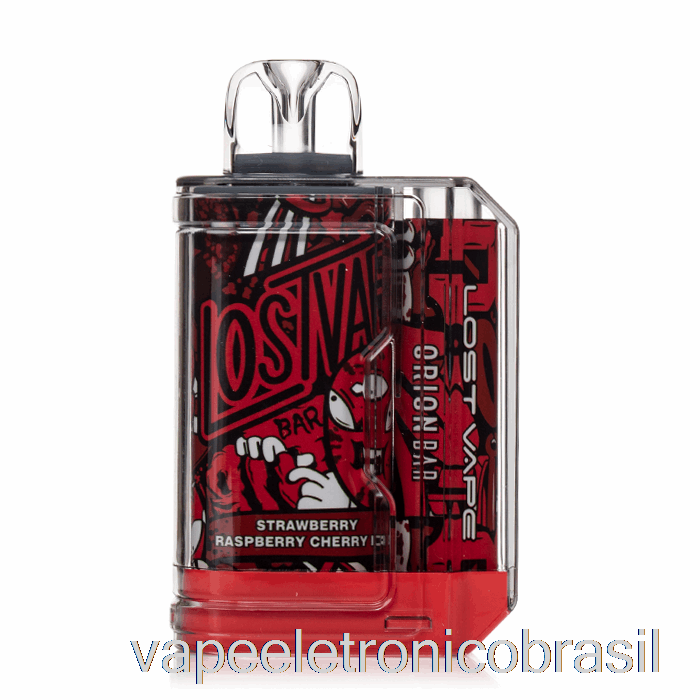 Vape Recarregável Vape Perdido Orion Bar 7500 Descartável Morango Framboesa Cereja Gelo